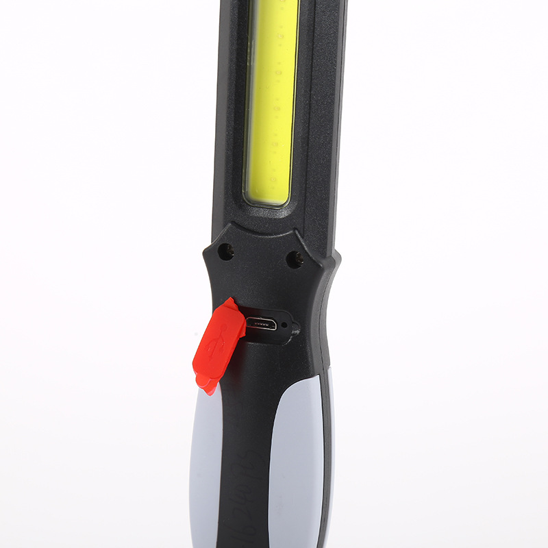 LED多功能带磁铁检修工作灯手电筒COB强光USB警示灯LED汽修工作灯详情图4