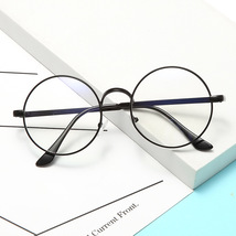 新款圆框平光镜 可爱个性眼镜 ins同款金属复古男女眼镜框