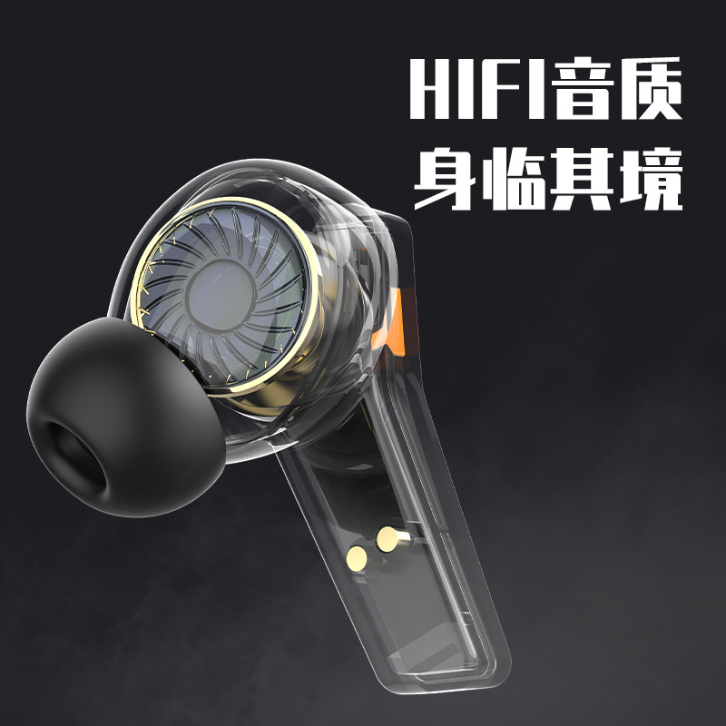 The T33 N35 wireless gaming Bluetooth headphones feature a dual-ear neon design, dual-mode touch control, and an ultra-long battery life for gaming Application Scenario