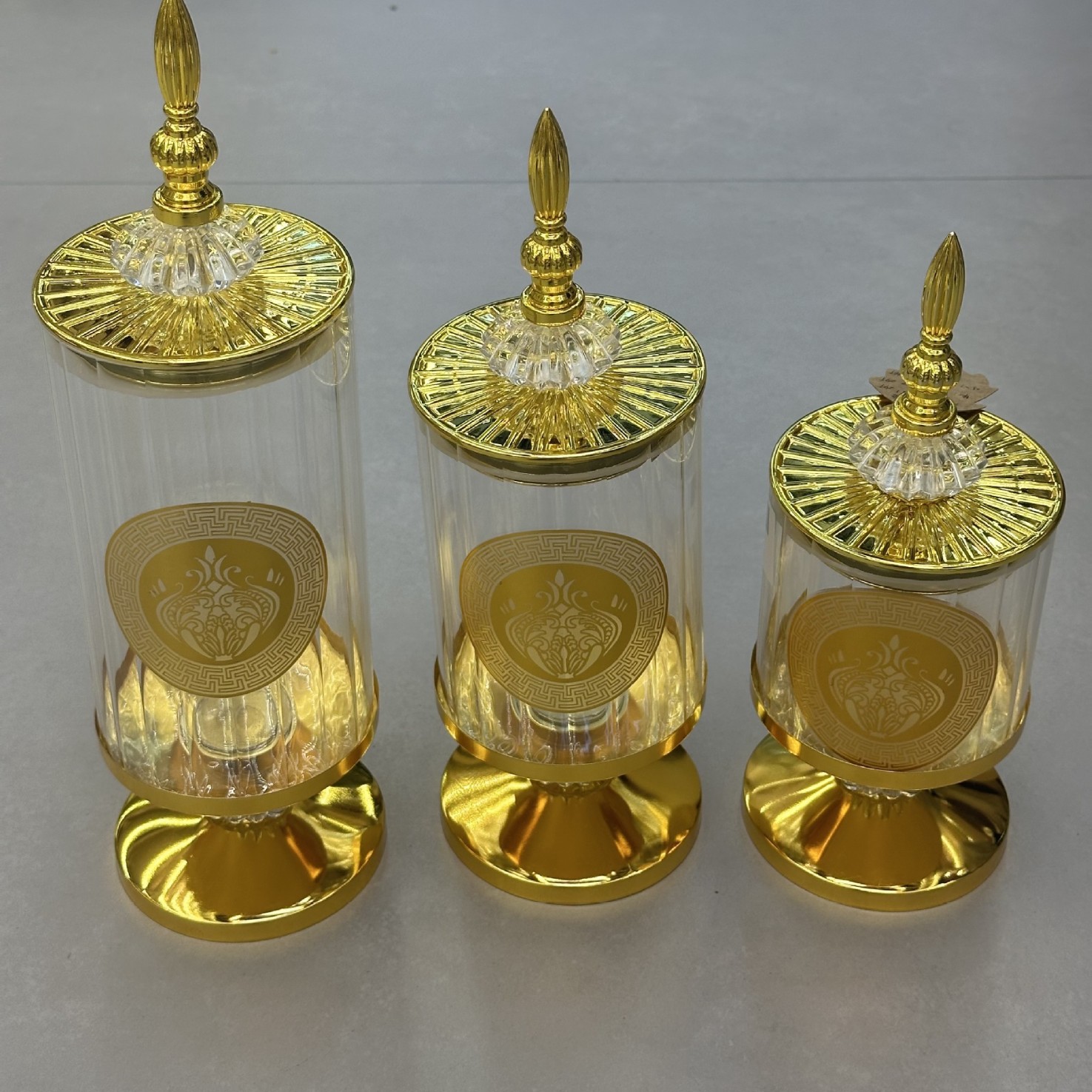 High-quality appearance level glass sealed jars for export, European-style glass with LIDS Specification image