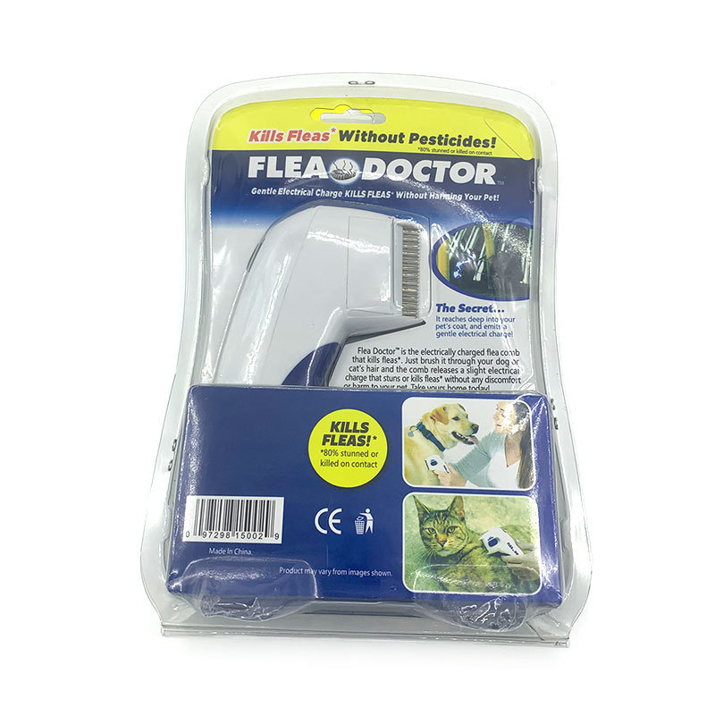 Cat electric lice remover, cat comb to remove lice and fleas, dog comb, cat brush, external insect repellent details Picture