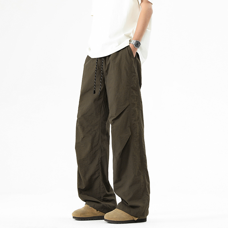 American Paratrooper casual pants for men, new Spring/Summer 2025 trendy workwear pants, straight-leg loose and versatile long pants Specification image