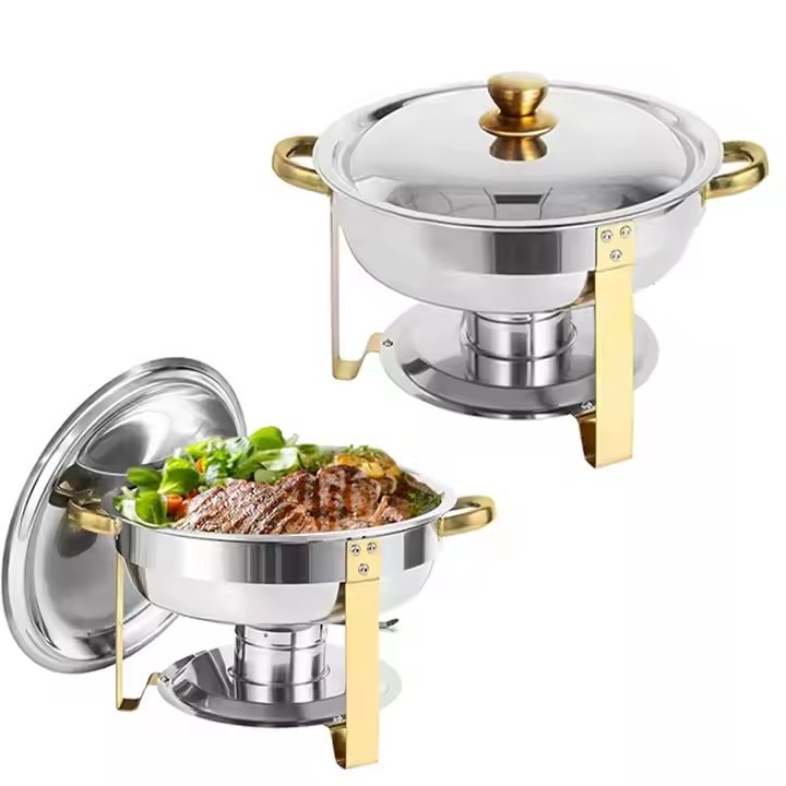 Cross-Border Source Heating Container Holding Furnace Commercial Alcohol Furnace Thickened Stainless Steel Buffet Stove Hotel Restaurant Item Picture