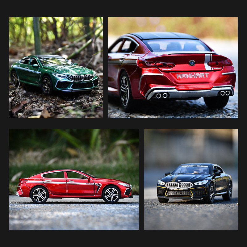 1:32 scale BMW M8 alloy car model children's audio-visual toy car collection Edition gift Application Scenario