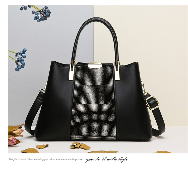 女士手提包时尚大容量托特包女新款高级感妈妈包上班通勤单肩女包详情5