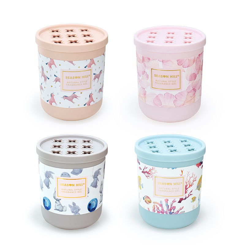 定制车载香膏固体香水无火香薰卫生间厕所空气清新剂创意汽车香熏