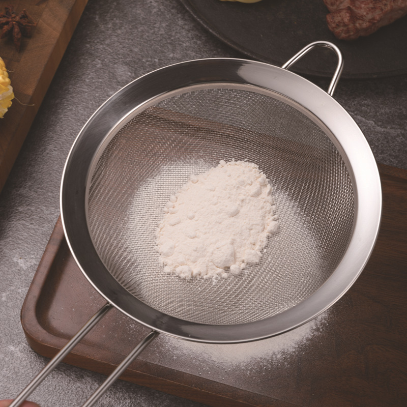 Stainless Steel Mesh Slotted Spoon Household Soy Milk Juice Strainer Deep-Fried Sieve Sieve Deep-Fried Hot Pot Noodles Scoop Specification drawing
