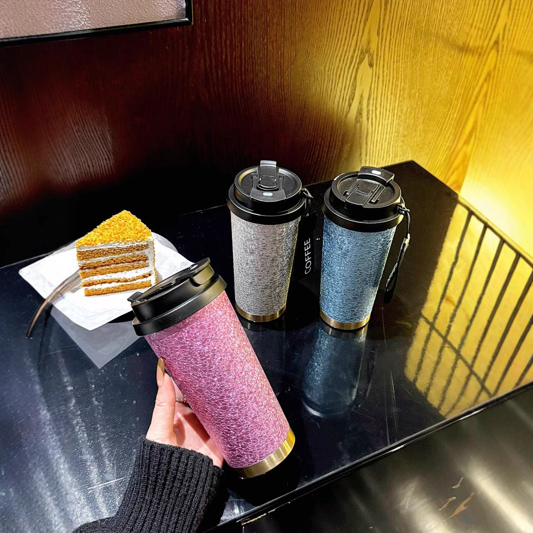 Titanium-coated coffee cups, insulated cups, high appearance standards for men and women, portable and high-end portable titanium water cups, titanium cup gift creativity Application Scenario