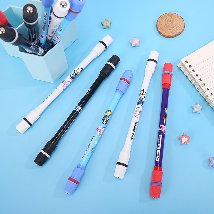 Yqiduo Cartoon Revolving Pen Special Pen Boy Revolving Pen Student Personality Stress Relief Gift Pen Office Supplies Wholesale details Picture