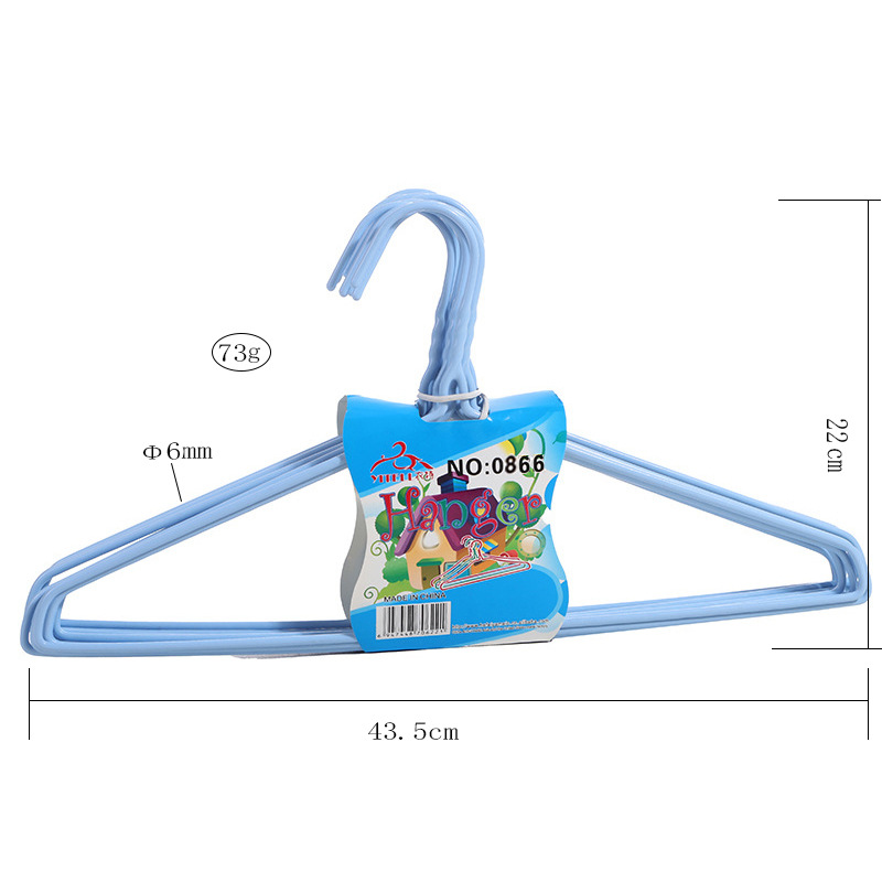 Hot Sale Thick Coat Hanger Wire Coat Hanger Adult Dip Plastic Coat Hanger Hot Sale Products Non-Slip No Trace Coat Hanger Item Picture