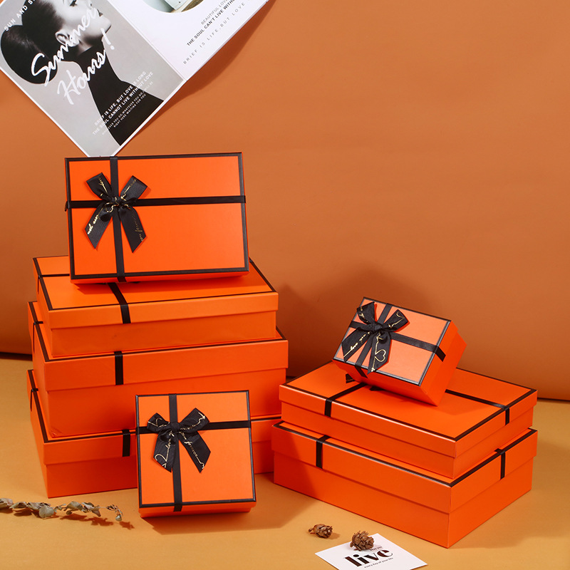 礼品包装盒化妆品盒蝴蝶节礼盒彩盒天地盖盒饰品盒圣诞礼盒喜糖盒图