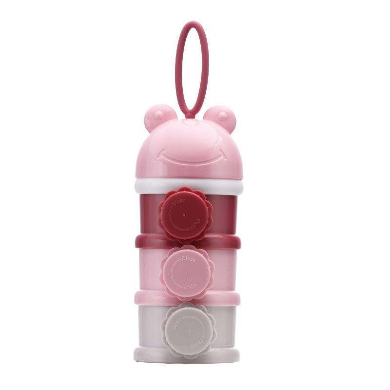 Portable rotating milk powder box for infants and children Application Scenario