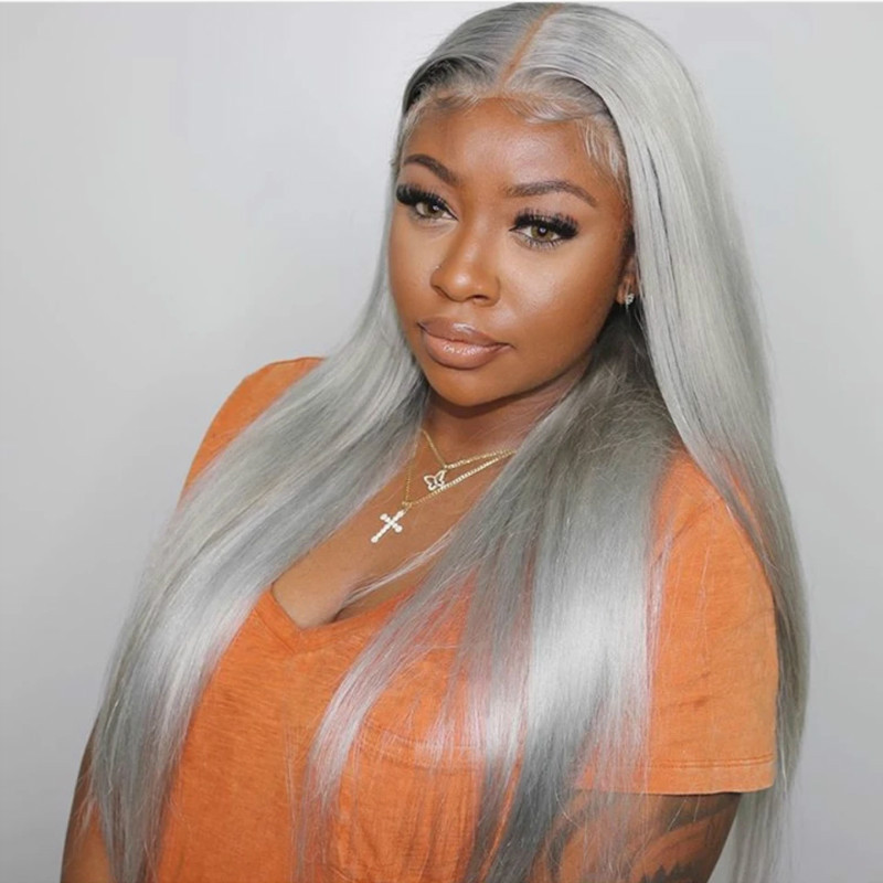 Women's long straight hair with a middle parting and bangs, a synthetic fiber wig for women, Amazon cross-border wig supply factory Application Scenario