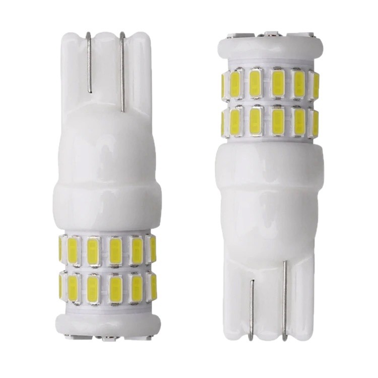 LED width indicator T10-30SMD-3014 ceramic lamp, auto parts high-brightness width indicator lamp, instrument lamp, LED license plate lamp Item Picture