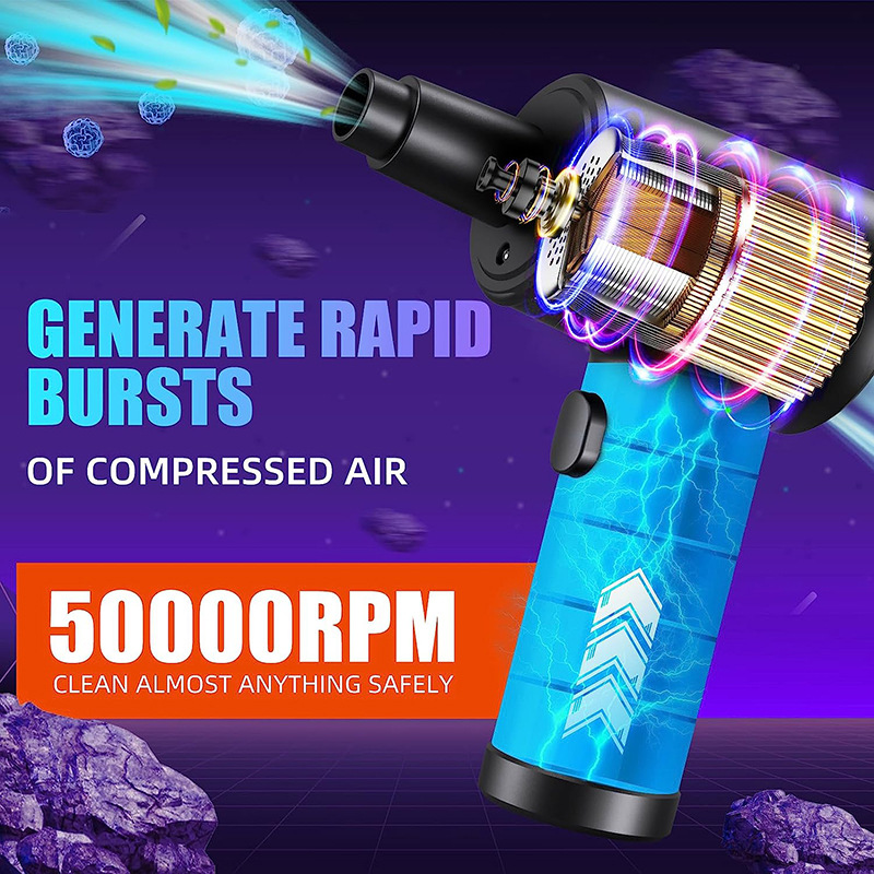 Original manufacturer's cross-border new products: portable dust blower, multi-functional car vacuum cleaner, cordless electric dust blower Application Scenario