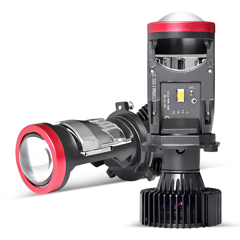 Car Led Headlights H4 Lens Y7d Y8 Y6d Led Headlights 12-24V Motorcycle Headlights Bifocal Lens details Picture