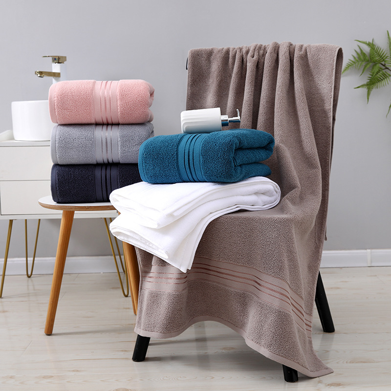 加厚600g纯棉大浴巾160*80加大宾馆酒店浴巾家用洗澡裹巾批发跨境