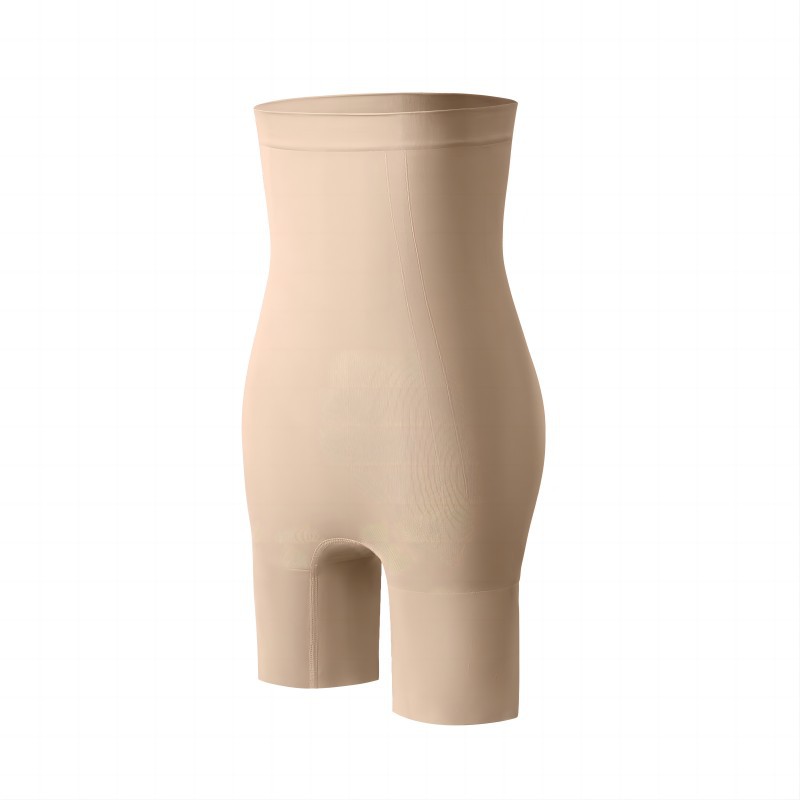 Cross Border Source High Waist Waist Waist Waist Waist Waist Waist Body Shaping Boxers Bare Ammonia Nylon Seamless Spring And Summer Thin Light Pressure Plastic Body Pants details Picture