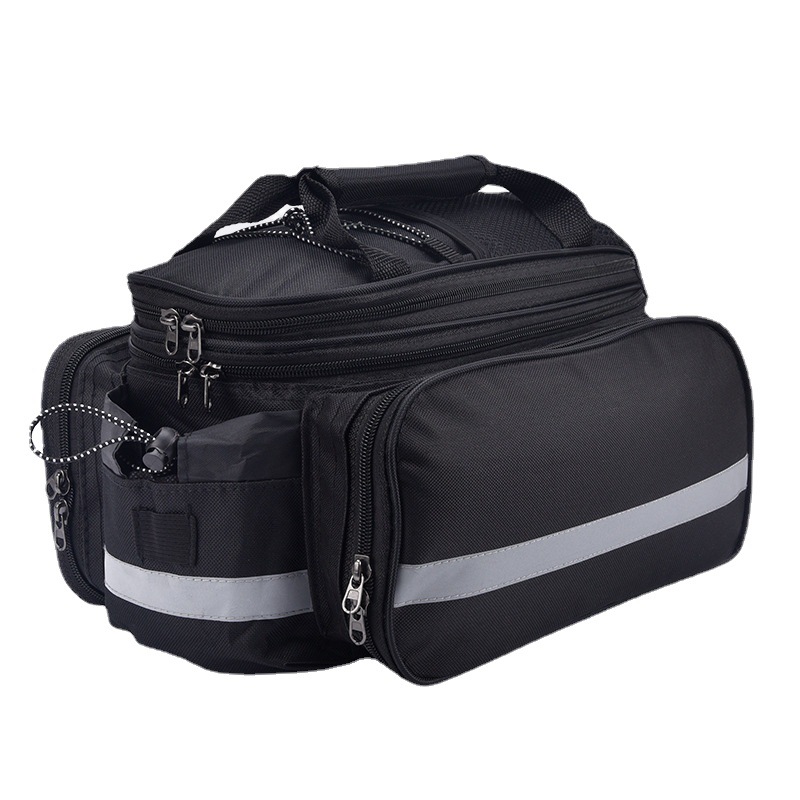 Bicycle pack, mountain bike, rear rack pack, large-capacity waterproof rear seat, tail camel pack, long-distance Sichuan-Xizang cycling equipment Item Picture