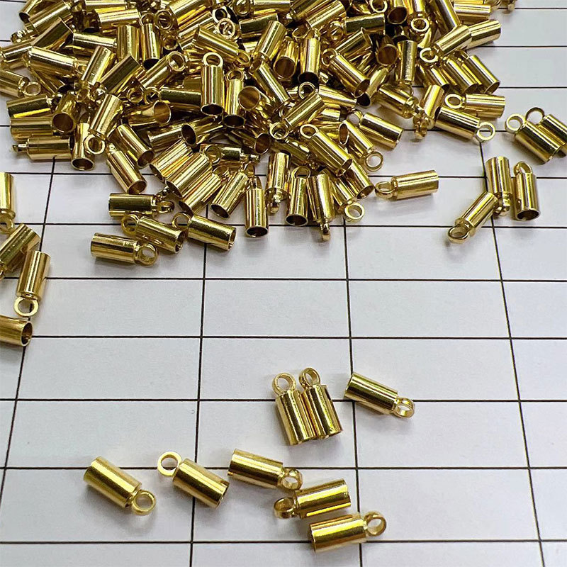 3*8 edge-trimmed weights, bucket connection buckle, sand gold clock, diy accessories, bracelet, beaded leather rope buckle, decorative accessories Specification image