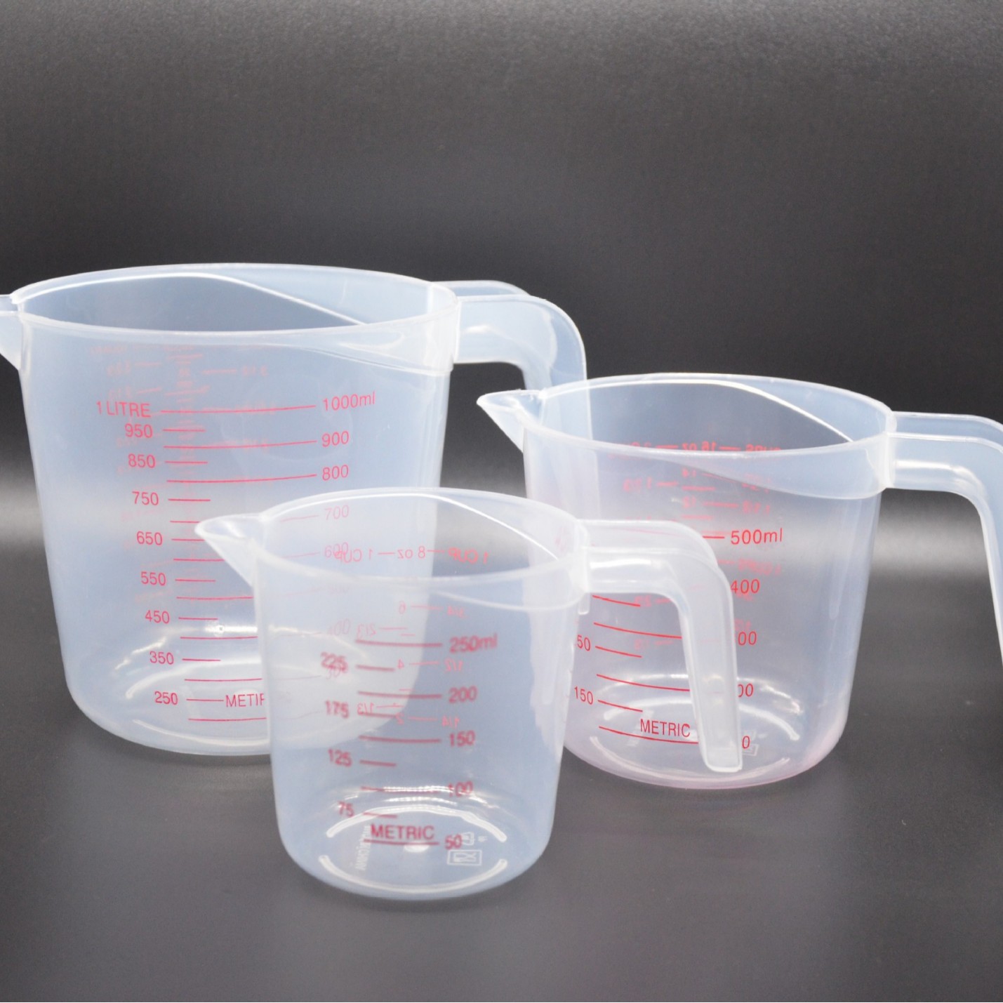 Cake shop baking tools, measuring juice, milk tea, plastic measuring cups, high transparency with graduated cups, 1500 measuring cups, kitchen Specification image