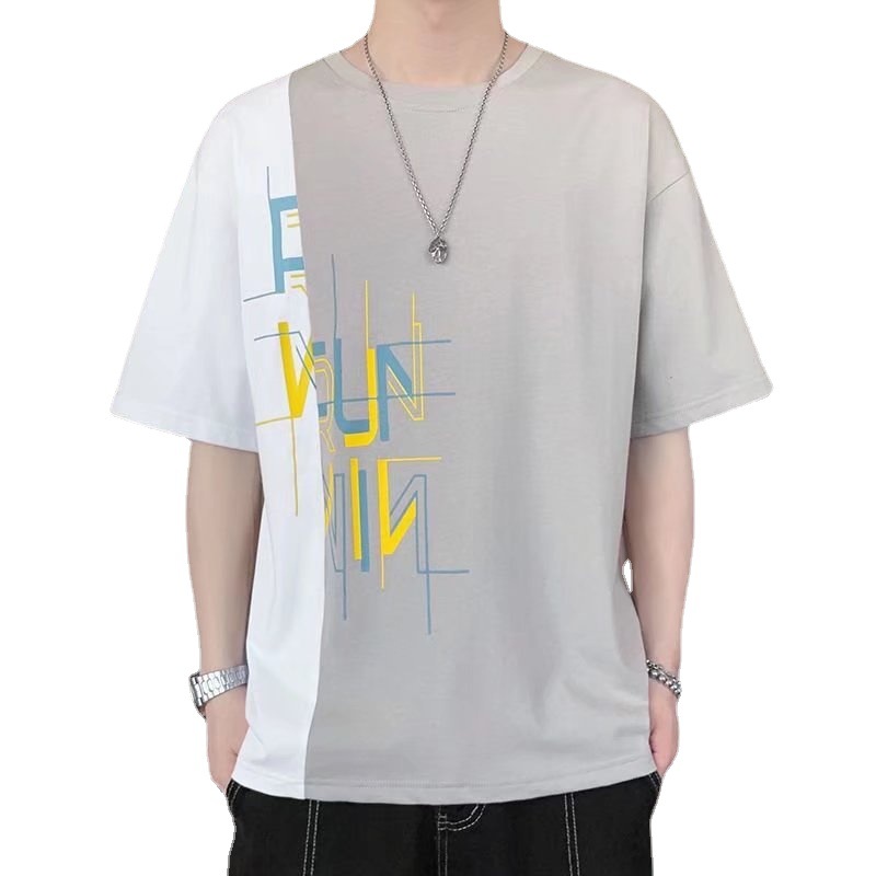 The 2023 new summer Instagram trendy five-and-a-half-sleeved T-shirt for men is a must-have. It's a casual, fashionable and versatile T-shirt that's going viral Item Picture