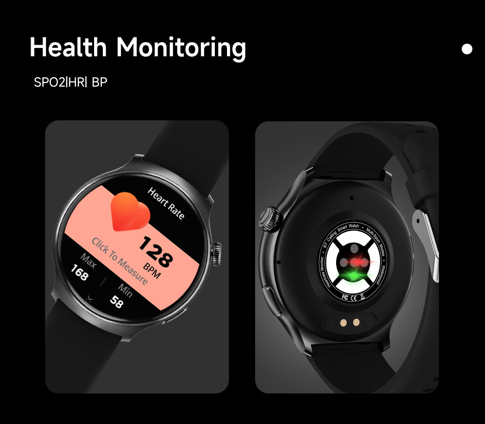 跨境热销T60智能手表血氧心率消息提醒蓝牙通话蓝牙运动智能手表详情6