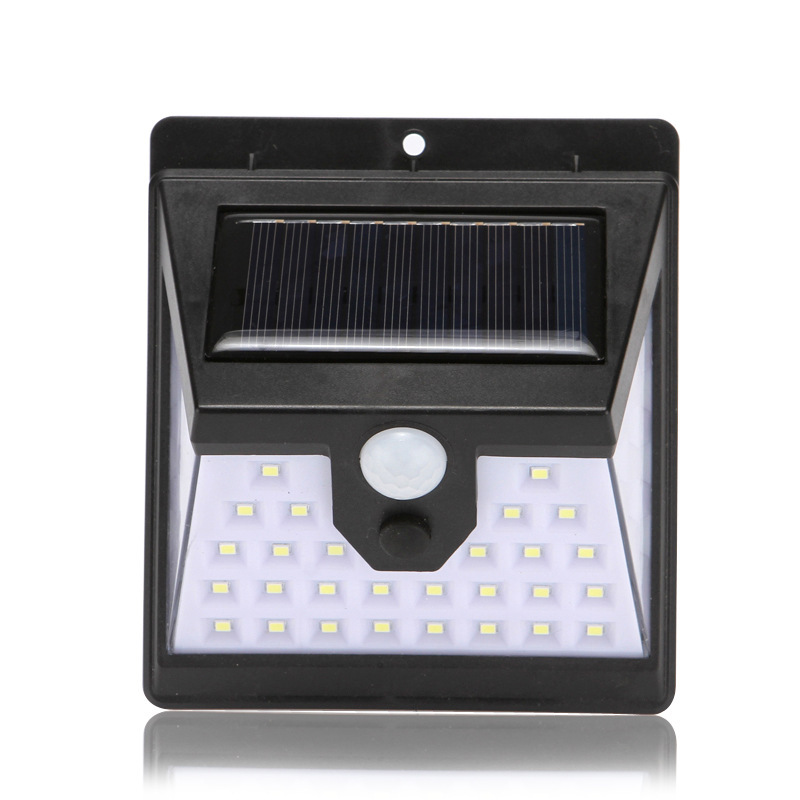 The New 40Led Solar Small Wall Light Intelligent Charging Human Sensing Outdoor Garden Light Household Wall Light Application Scenario