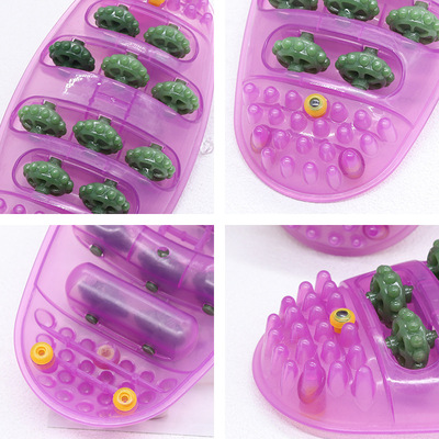 Shenyue Manufacturers Direct For Home Small Portable Foot Massager Foot Four-Row Roller Massage Wheel Specification drawing