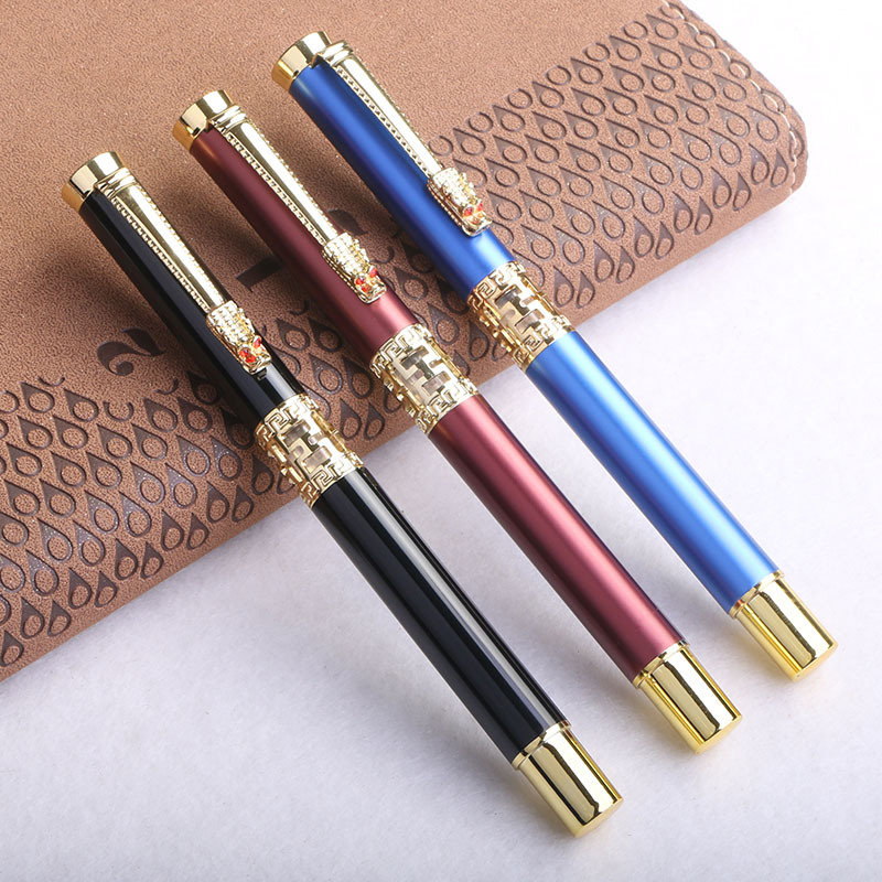 Huaqi Business Gift Graphic Design Pen, replaceable ink cartridge Pen Gift box set, Hollowed-out creative hard pen Calligraphy Pen Application Scenario