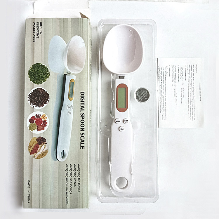 跨境勺子秤家用便携厨房秤精准电子量勺克数电子秤迷你烘焙配料称
