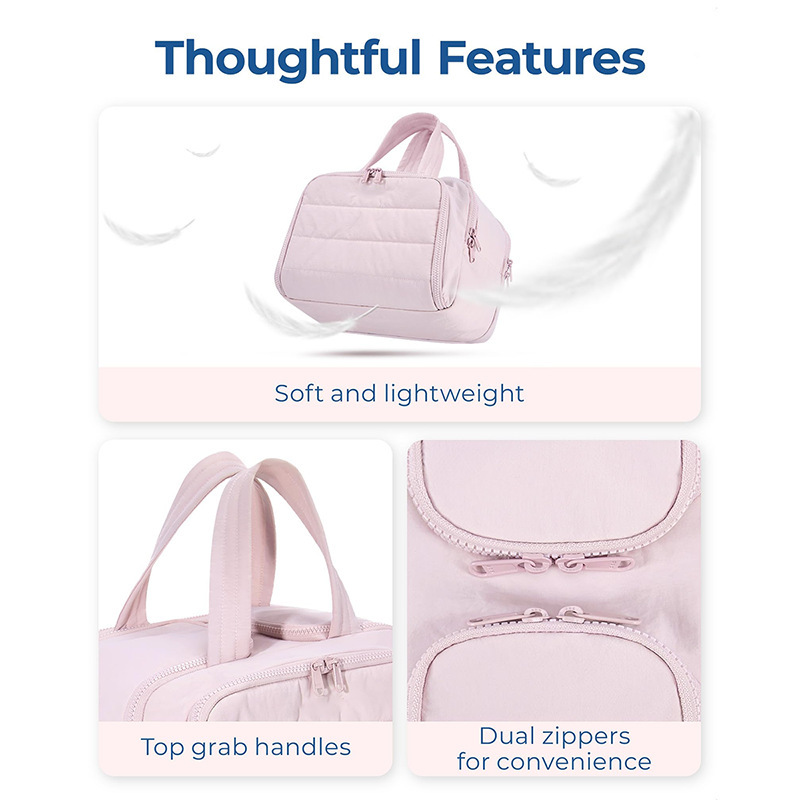 化妆包/收纳包/化妆袋三件套/网格化妆包/尚美箱包细节图