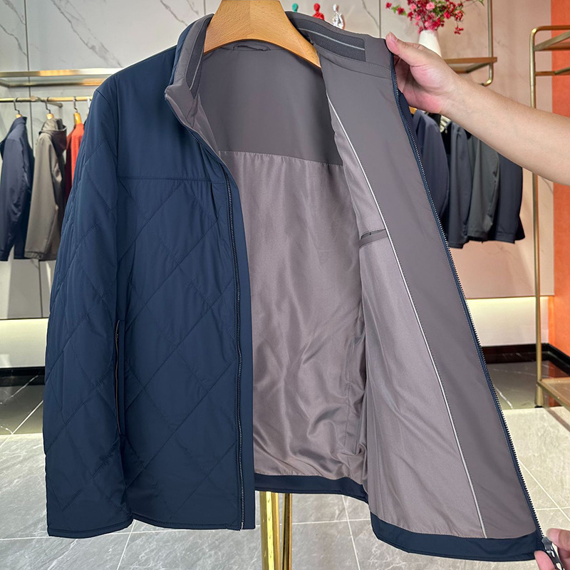 Bolton's new Autumn/Winter 2024 fashion and comfort Dad's middle-aged top, men's jacket, cotton-padded jacket, warm and versatile details Picture