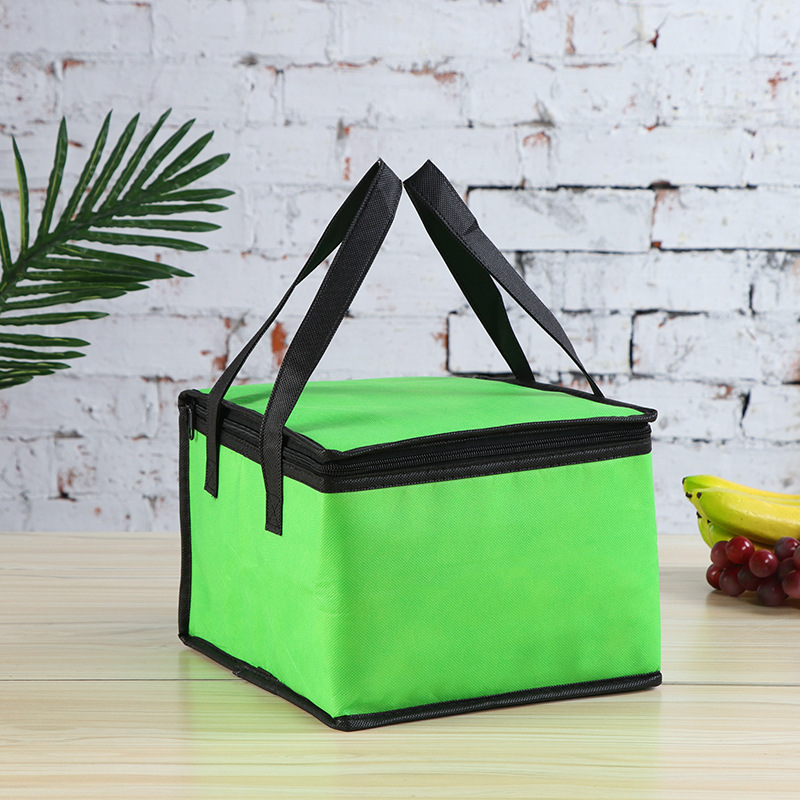 Hand-held takeout insulated bag with aluminum foil zipper for preservation and refrigeration details Picture