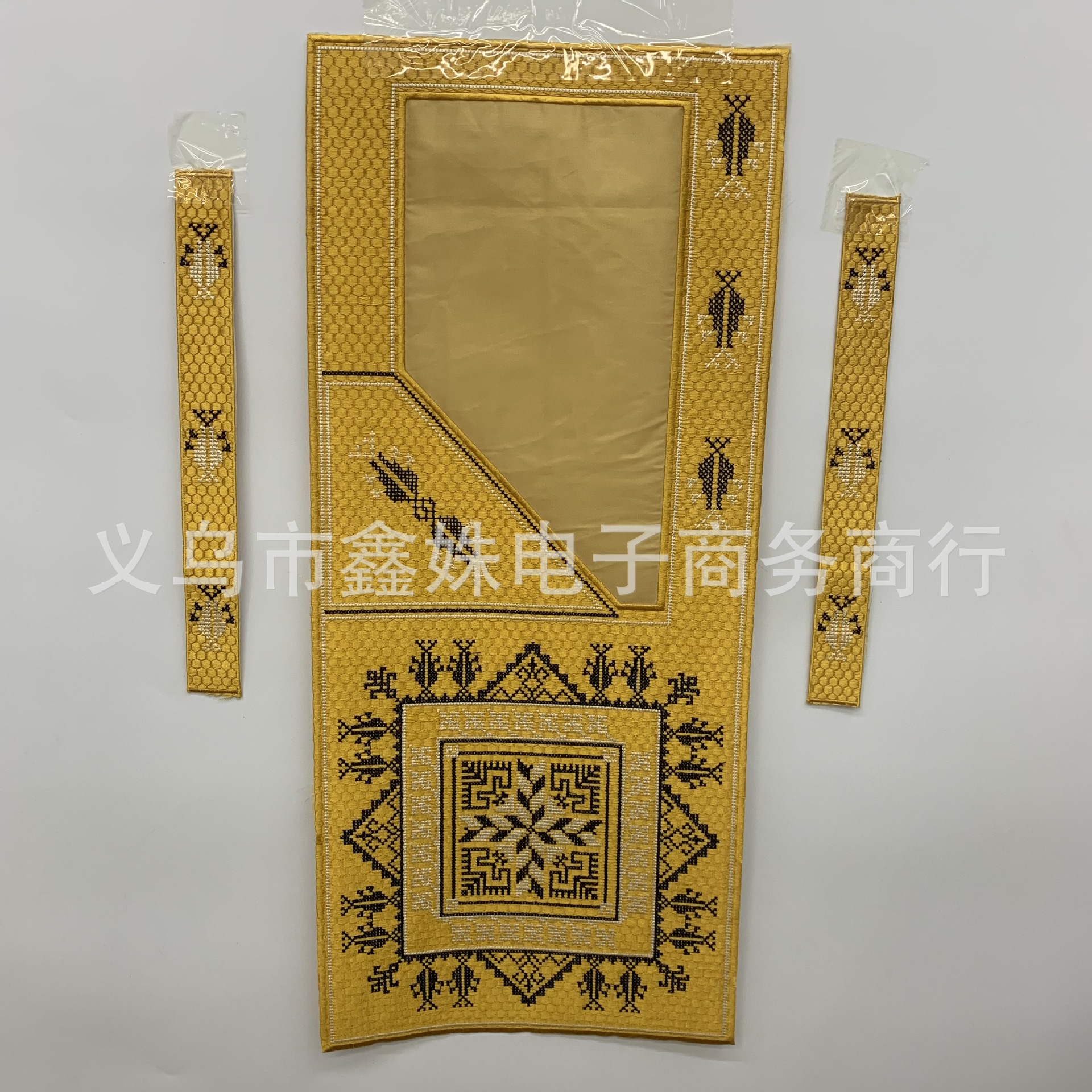 Hot-selling rectangular embroidered circular collar stage costume accessories in 2023