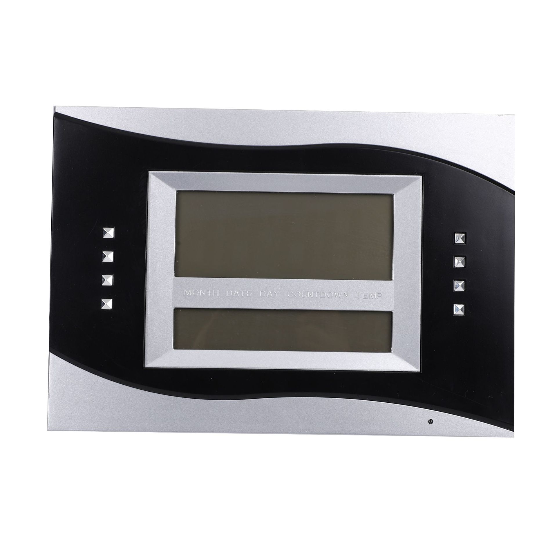 Large screen wall-mounted clock, living room, bedroom, home electronic clock 6852, gift clock, temperature and humidity display Item Picture