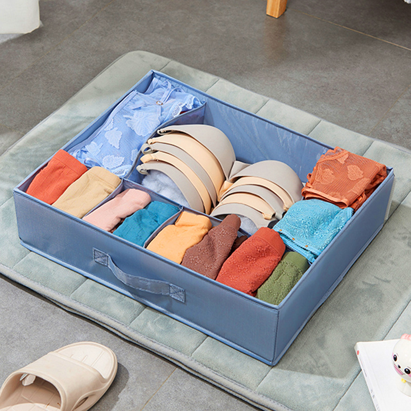 The New Washable Amazon Seven-Compartment Underwear Storage Box Specification drawing