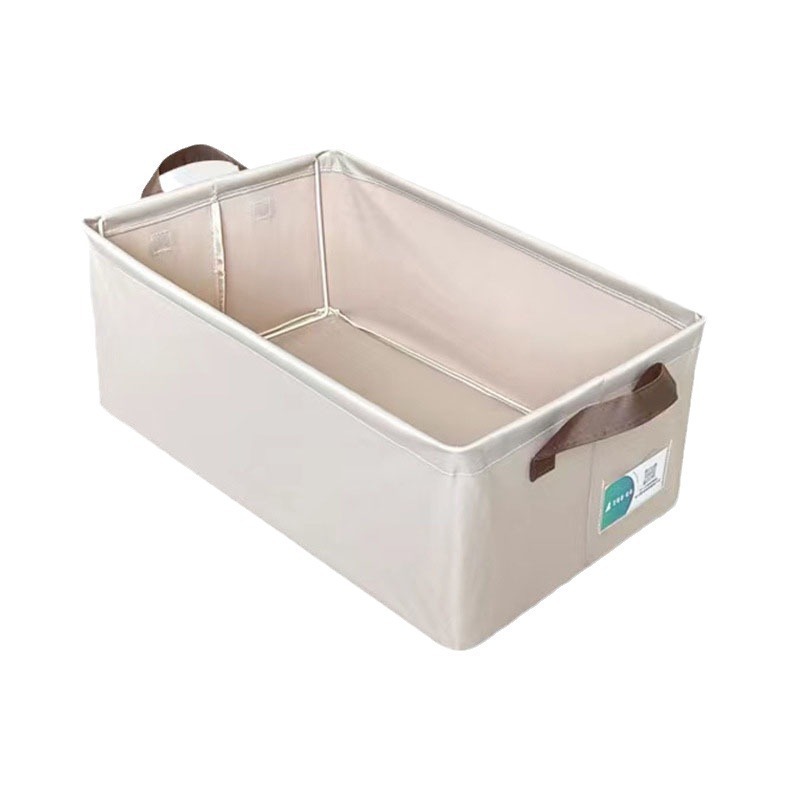 Factory Direct Sales Burst Gabardine Storage Box Morandi Storage Basket Foldable Washing Pp Board Household Storage Box Item Picture