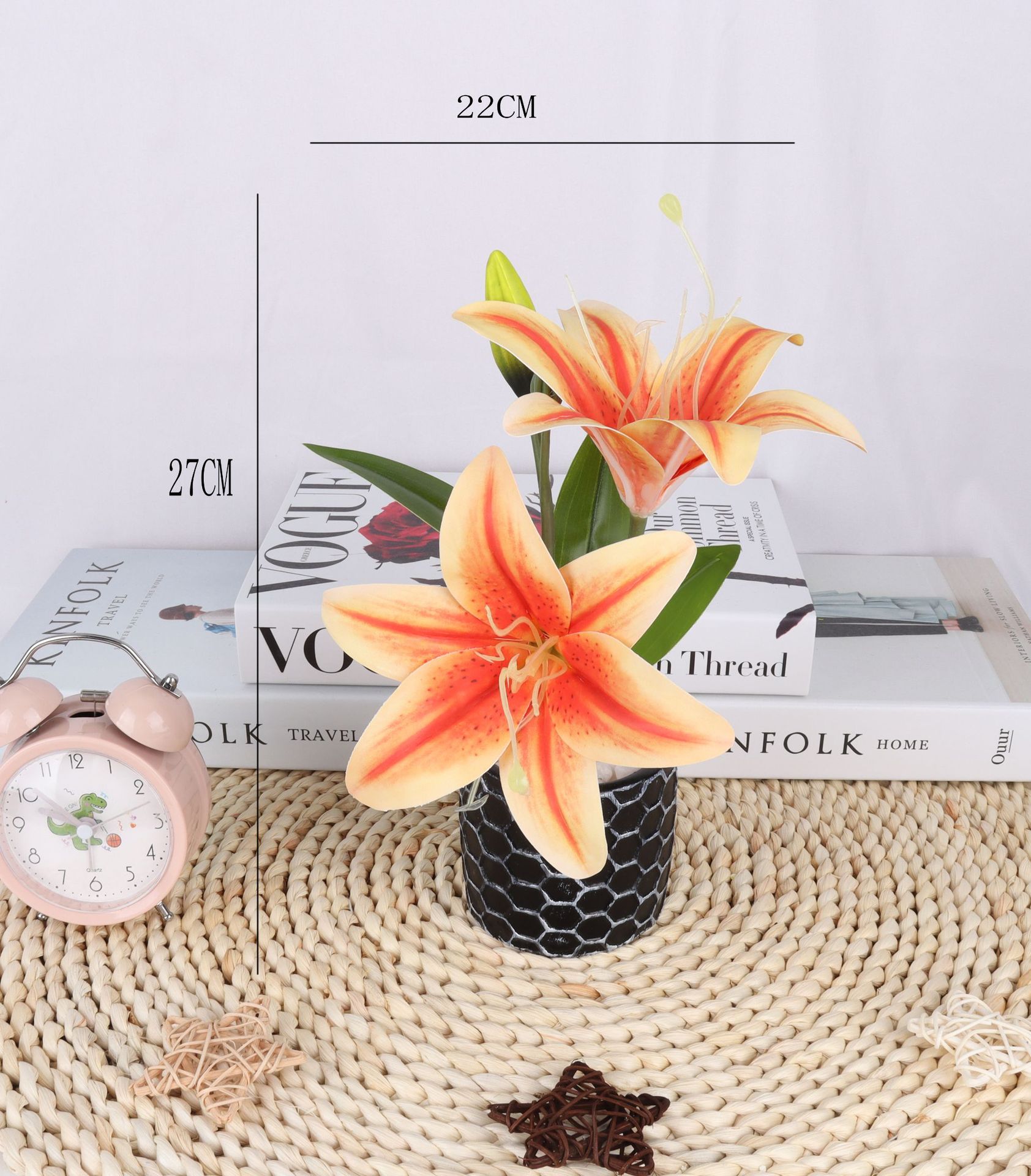 仿真盆栽实物图