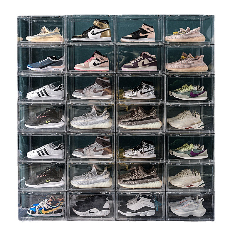 Shoebox Transparent Acrylic Aj Basketball Shoes Doll Building Block Bag Hand Office Storage Box Plastic Anti-Oxidation All Hard Item Picture