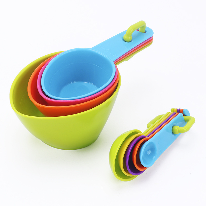 4件套猫狗宠物粮食铲塑料量勺四件套烘焙工具DIY蛋糕奶粉勺定量