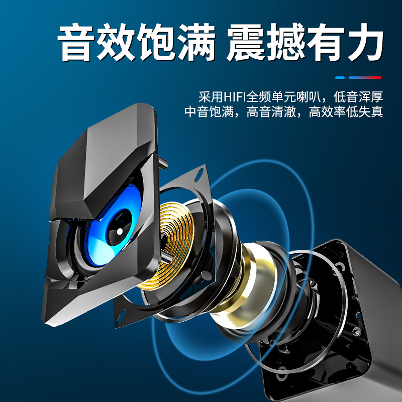 Computer Audio Desktop Home Laptop Usb Mini Speaker Wired Desktop Subwoofer High Sound Quality Wholesale Application Scenario