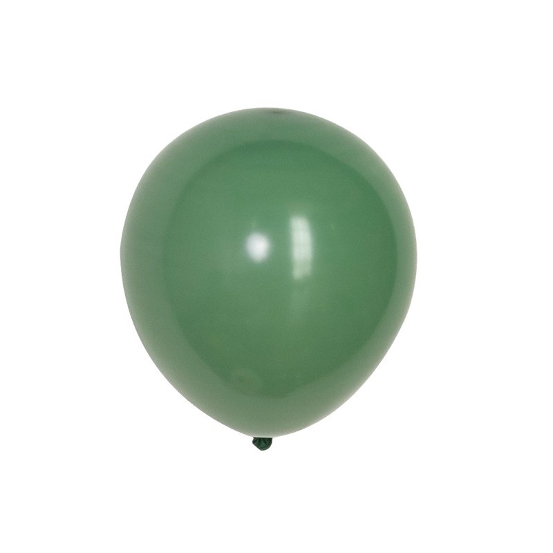 Haolin 10-inch 2.2-inch anti-haze haze balloon, green bean paste color latex balloon birthday decoration and arrangement Item Picture
