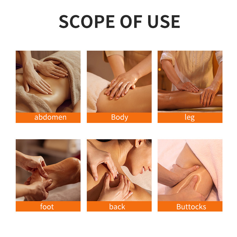 Cross-border Turmeric Massage Essential Oil Moisturizes, Unblocks meridians and generates heat. Foreign trade Ginger essential Oil Body Massage and Gua Sha Oil 200ml Specification image