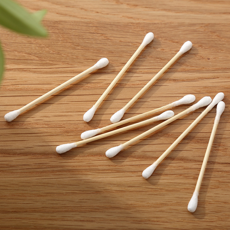 Disposable Cotton Swabs Double-Ended Wooden Swabs Cotton Swabs Ear Picks Tampon Swabs Makeup Remover Makeup Swabs Specification drawing