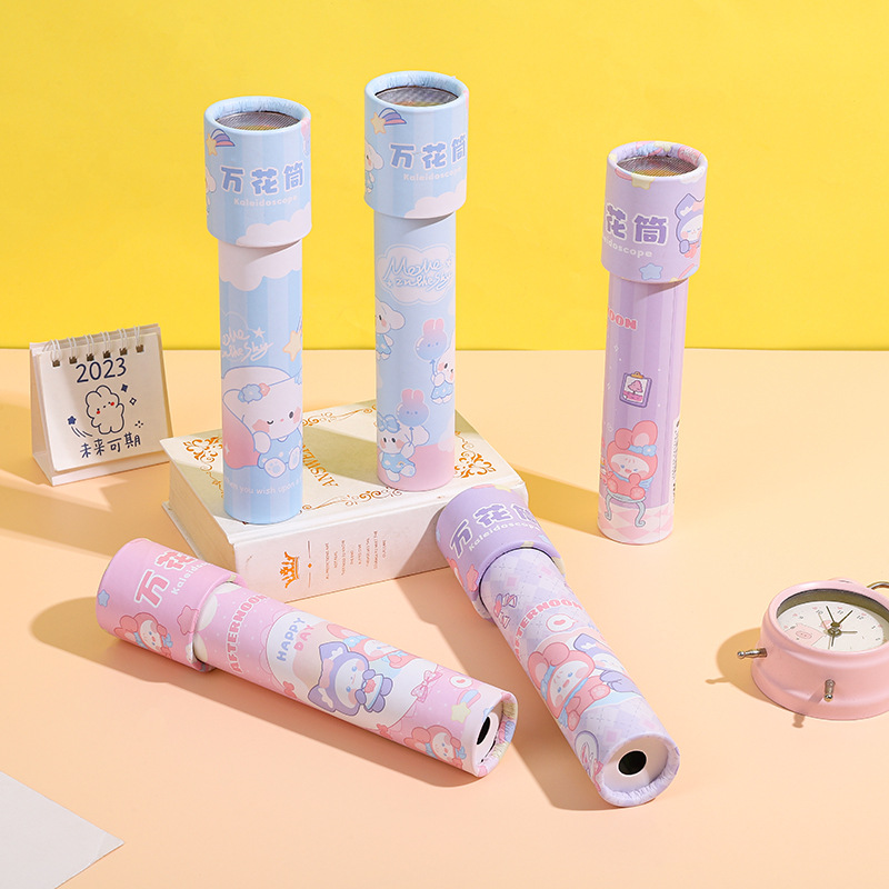 Toys for children with all-flower tube changeable science experiment telescope kindergarten boys and girls primary school gift toys