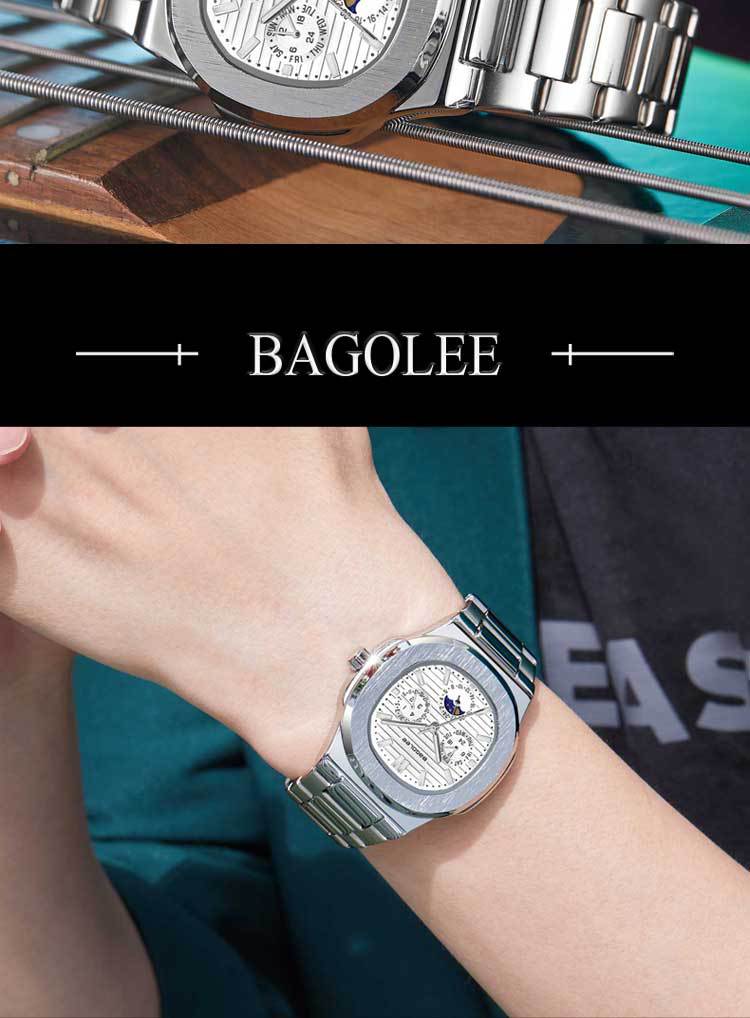 Wholesale and consignment of men's fashionable quartz high-end watches, business and foreign trade cross-border waterproof wristwatches pic 16