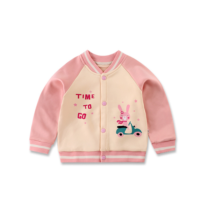 Children's fleece and thickened jackets, boys' and girls' casual baseball jackets, babies' autumn and winter outerwear cardigans, wholesale of children's clothing Application Scenario