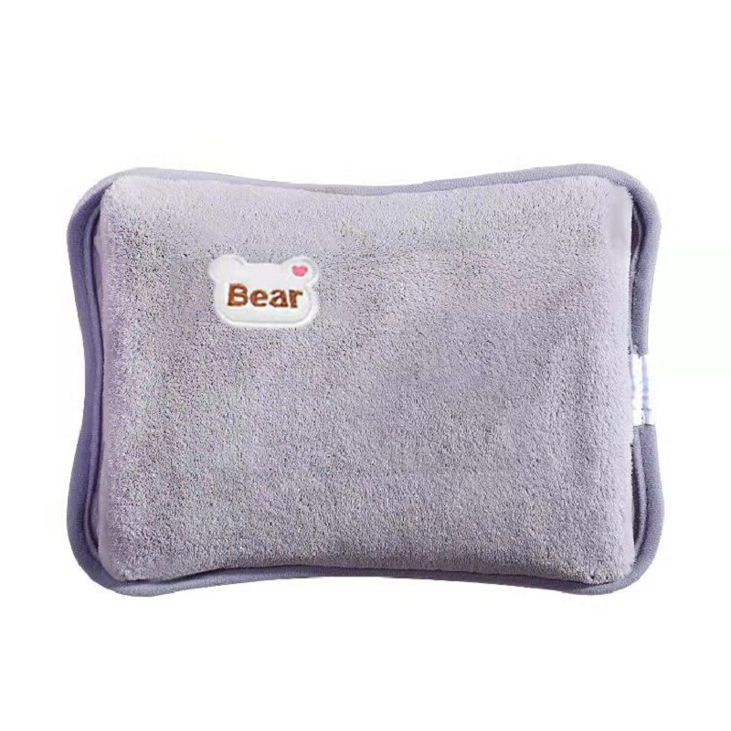 Rechargeable hot water bag, double-barrel hand warmer, warming the bed, hand warmer, stomach warmer, cross-border European standard Item Picture