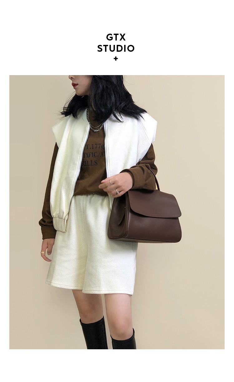 真皮女包高级感手提单肩包牛皮简约时尚大容量百搭斜挎包2025新款详情5